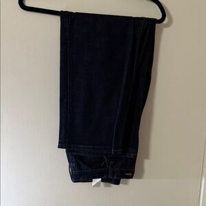 Banana Republic Ultra High-Rise Wide Leg Jeans - Dark Blue